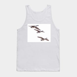 Canada geese in flight Tank Top